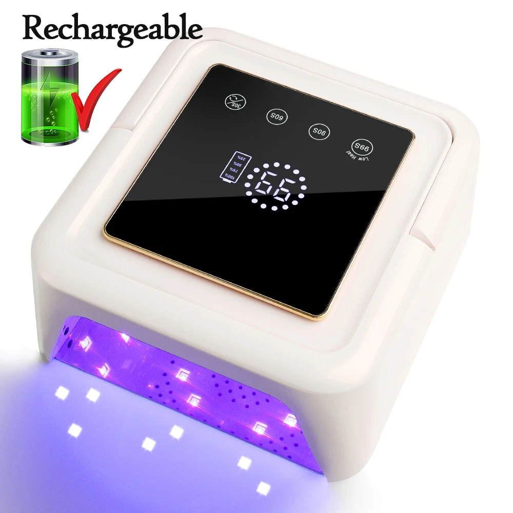 UV LEDs Nail Lamp 168W 30LEDs Rechargeable Nail Dryer for Curing All Gel Nail Polish Professional Cordless Drying Lamp
UV LEDs Nail Lamp 168W 30LEDs Rechargeable Nail Dryer for Curing All Gel Nail Polish Professional Cordless Drying Lamp