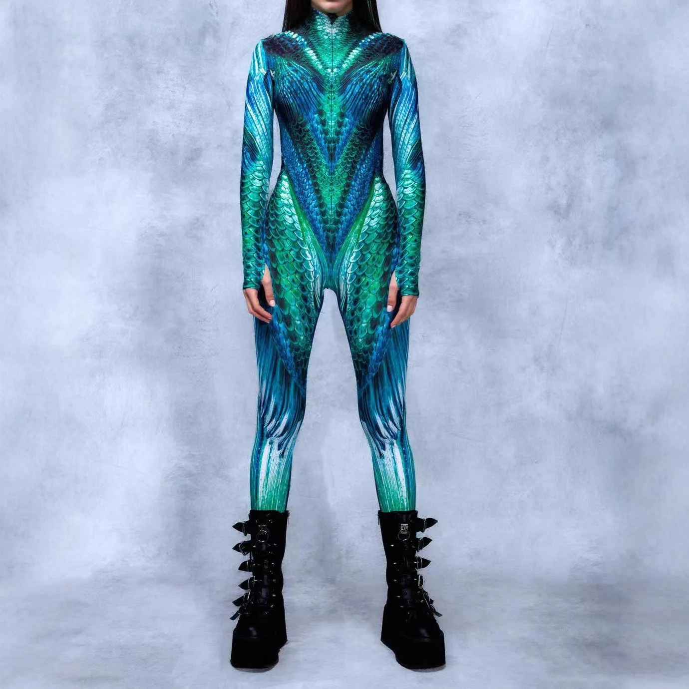 Women Cyberpunk Bodysuit Mechanical Metal Armor Halloween Party Cosplay Costume Carnival Jumpsuit Zentai Outfit
Women Cyberpunk Bodysuit Mechanical Metal Armor Halloween Party Cosplay Costume Carnival Jumpsuit Zentai Outfit
