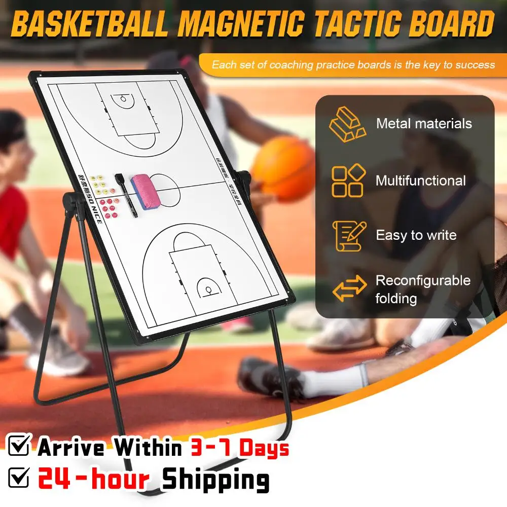 Double-Sided Whiteboards with Markers Eraser Professional Basketball Game Pad Reusable for Basketball Soccer Volleyball Coaches
Double-Sided Whiteboards with Markers Eraser Professional Basketball Game Pad Reusable for Basketball Soccer Volleyball Coaches