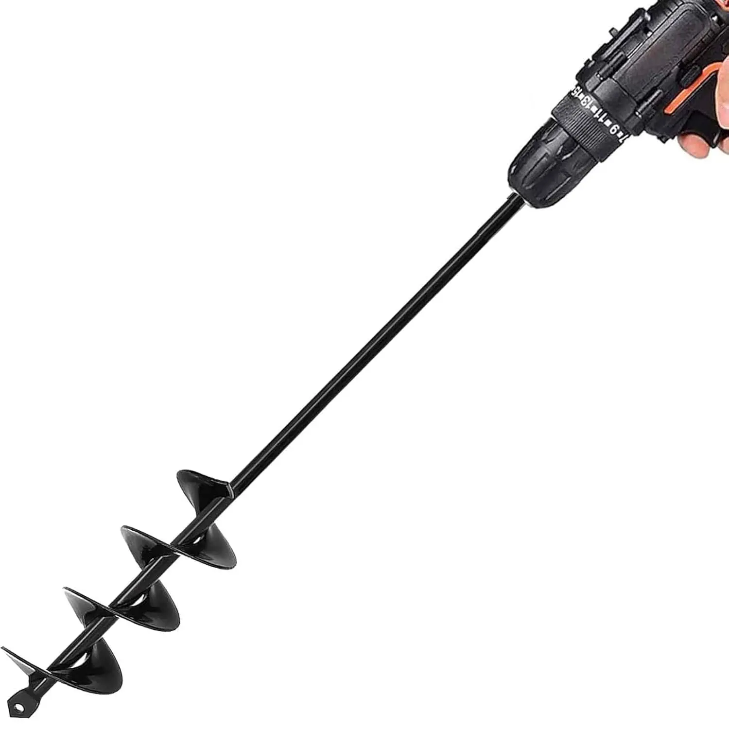 Auger Drill Bit 2x14.6inch Garden Plant Flower Bulb Auger Rapid Planter Bulb & Bedding Plant Auger for 3/8" Hex Drive Earth Drill Fence Post Umbrella Hole Digger
Auger Drill Bit 2x14.6inch Garden Plant Flower Bulb Auger Rapid Planter Bulb & Bedding Plant Auger for 3/8" Hex Drive Earth Drill Fence Post Umbrella Hole Digger