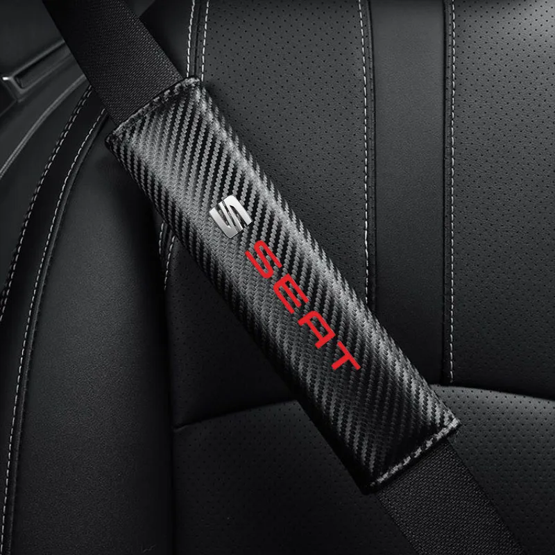 Car Carbon Fiber Seat Belt Protective Shoulder Cover for Seat Ibiza Leon Ateca Altea Arona Tarraco Toledo Exeo Auto Accessories
Car Carbon Fiber Seat Belt Protective Shoulder Cover for Seat Ibiza Leon Ateca Altea Arona Tarraco Toledo Exeo Auto Accessories