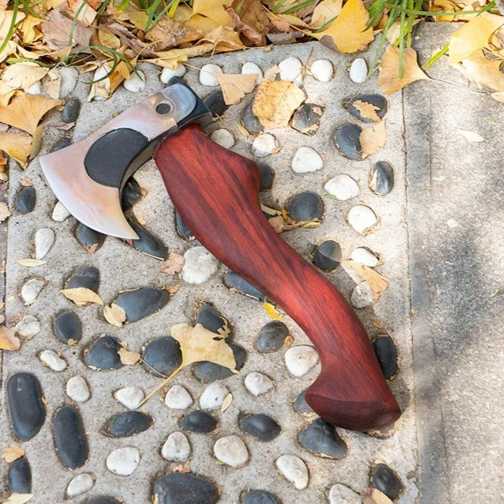 New Outdoor High-end EDC Pear Wood Forging Tai Chi Tactical Axe for Convenient Camping Logging Cutting and Self-defense Tools
New Outdoor High-end EDC Pear Wood Forging Tai Chi Tactical Axe for Convenient Camping Logging Cutting and Self-defense Tools