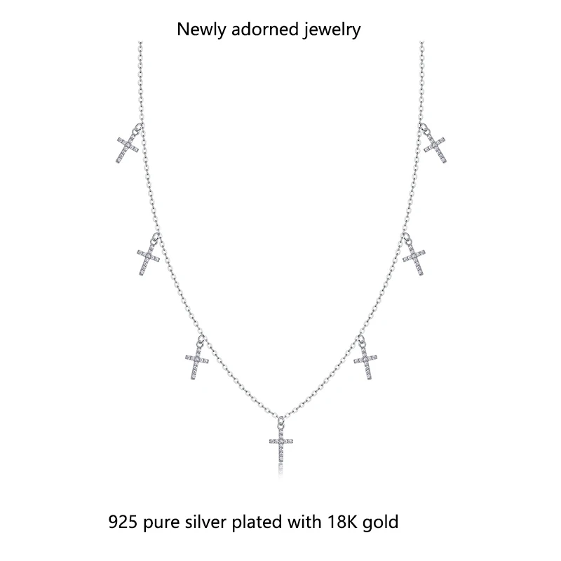 S925 silver moissanite holy light cross pendant necklace, a bestseller across Europe, America, Japan, and South Korea, available
S925 silver moissanite holy light cross pendant necklace, a bestseller across Europe, America, Japan, and South Korea, available