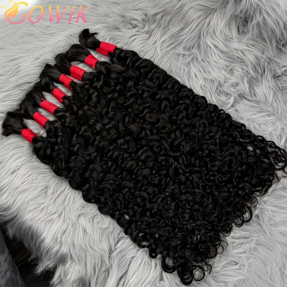 Curly Human Hair Bulk Braiding Hair Water Deep Wave Human Hair Unprocessed Brazilian Bulk Hair No Weft Double Bundle Hair For Women Braiding
Curly Human Hair Bulk Braiding Hair Water Deep Wave Human Hair Unprocessed Brazilian Bulk Hair No Weft Double Bundle Hair For Women Braiding