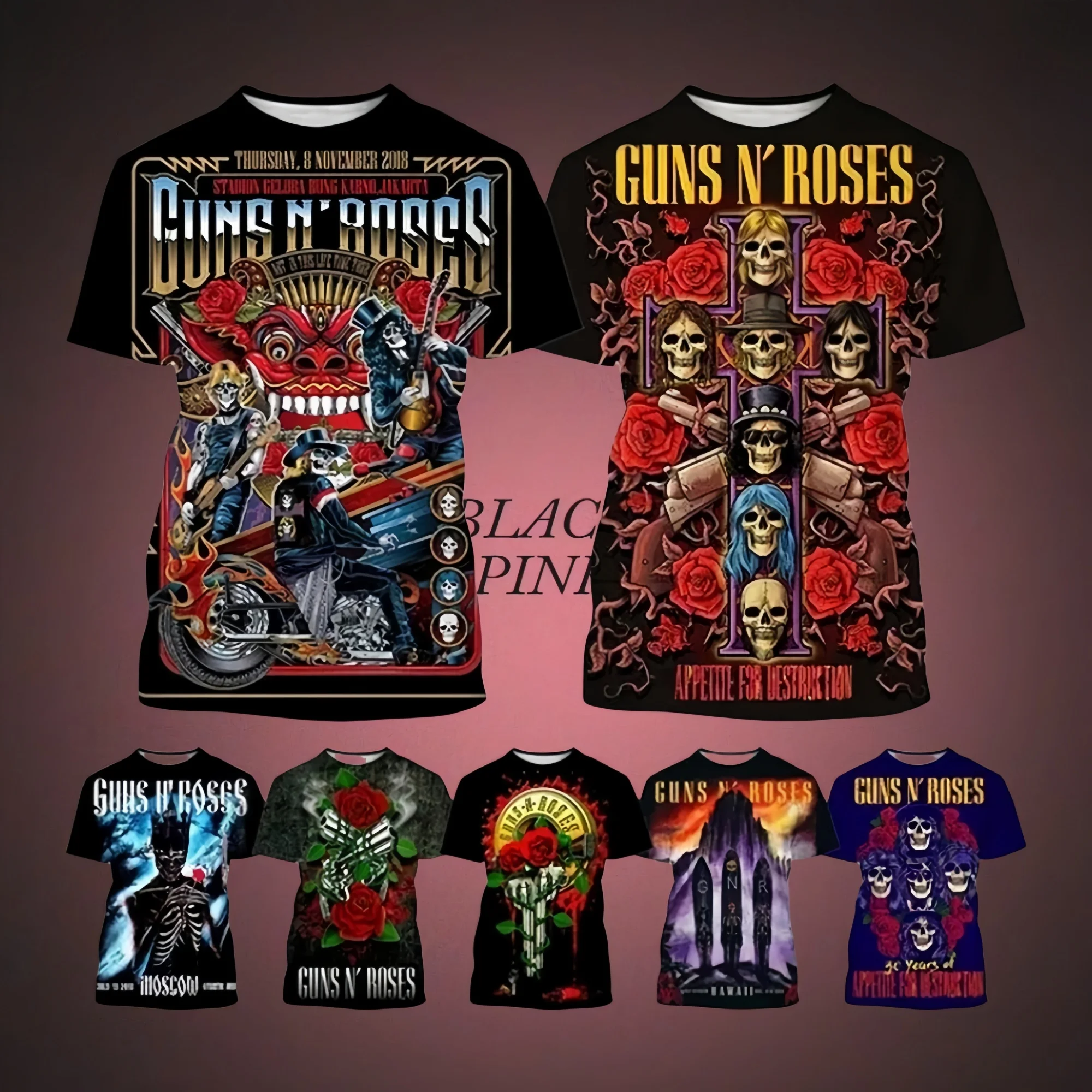 25/26 Vintage Guns N Roses 3D Print O-Neck T-shirt Men Casual Short Sleeve Rock Band Oversized Hip-hop Tshirt Unisex Clothing
25/26 Vintage Guns N Roses 3D Print O-Neck T-shirt Men Casual Short Sleeve Rock Band Oversized Hip-hop Tshirt Unisex Clothing