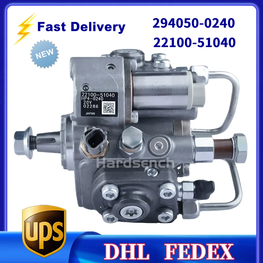 294050-0240 HP4 Diesel Fuel Injection Pump 22100-51040 Pump for TOYOTA 1VD-FTV 
294050-0240 HP4 Diesel Fuel Injection Pump 22100-51040 Pump for TOYOTA 1VD-FTV