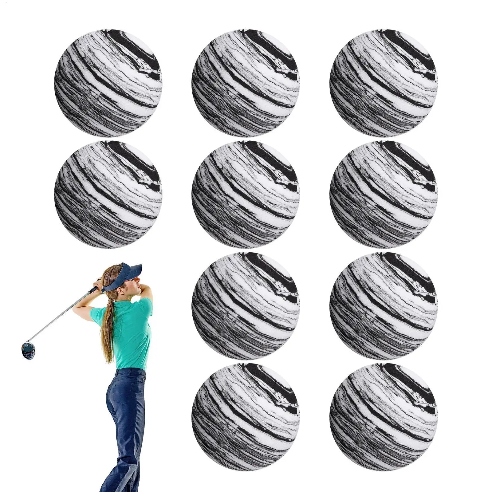 Indoor Golf Balls 10 Pieces Sponge Golf Ball Warm-up Sport Aid For Beginner Junior Senior Amateur Backyard Outdoor Indoor
Indoor Golf Balls 10 Pieces Sponge Golf Ball Warm-up Sport Aid For Beginner Junior Senior Amateur Backyard Outdoor Indoor