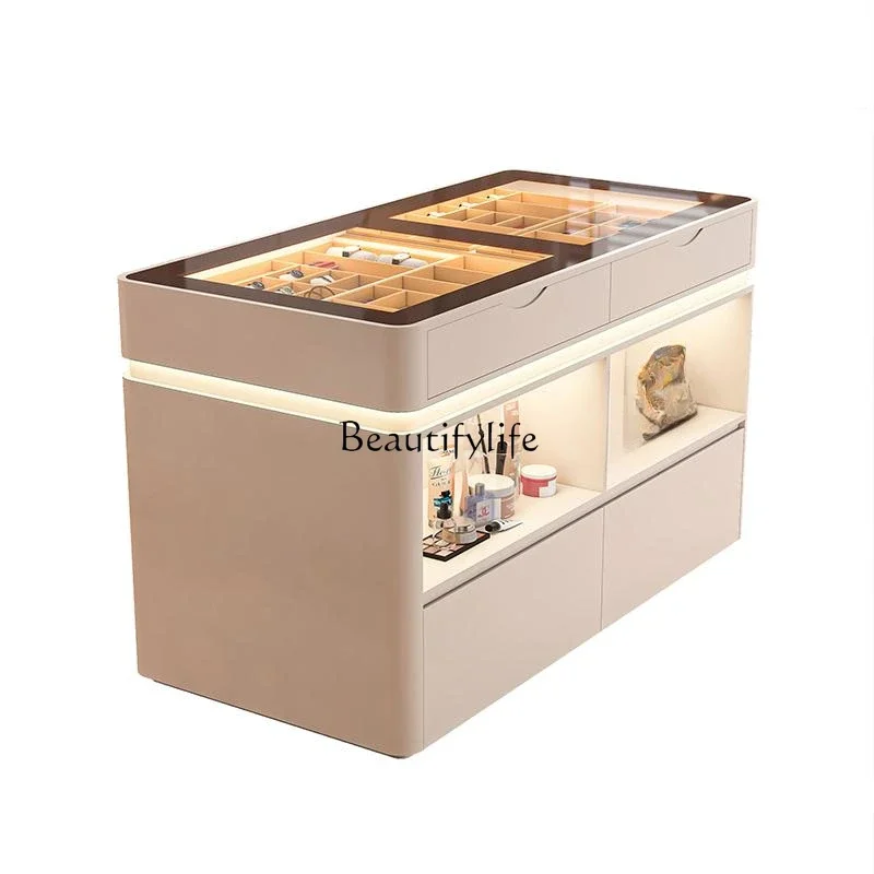 *FG44Italian light luxury cloakroom island cabinet drawer storage modern simple jewelry display cabinet
*FG44Italian light luxury cloakroom island cabinet drawer storage modern simple jewelry display cabinet
