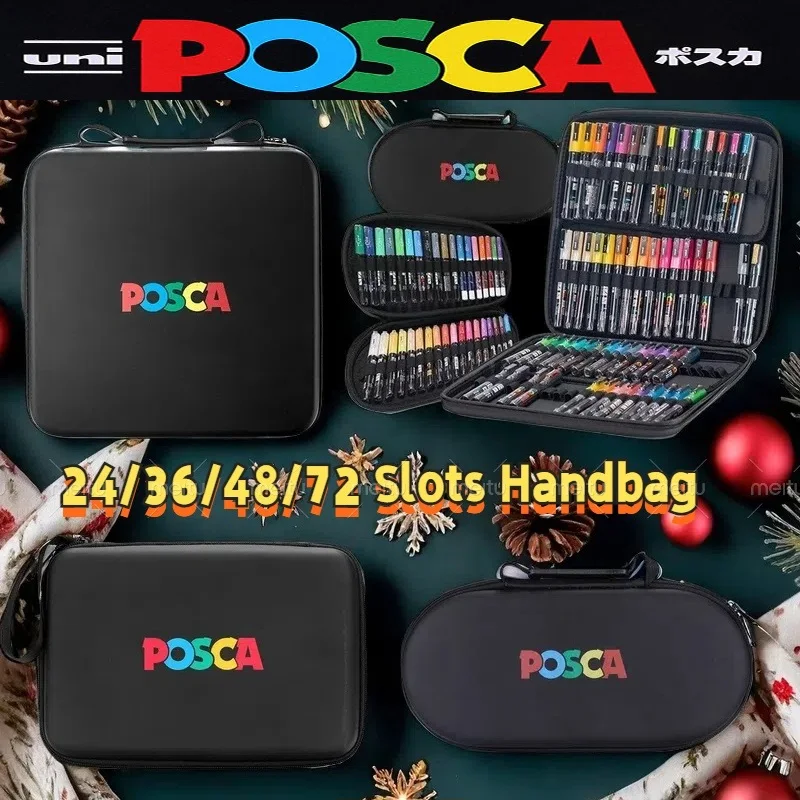 Portable Marker Handbag POSCA 24/36/48/72/138 Holes Folding Zipper Storage Case,Not Including Markers Storage Handbag Art Tools
Portable Marker Handbag POSCA 24/36/48/72/138 Holes Folding Zipper Storage Case,Not Including Markers Storage Handbag Art Tools