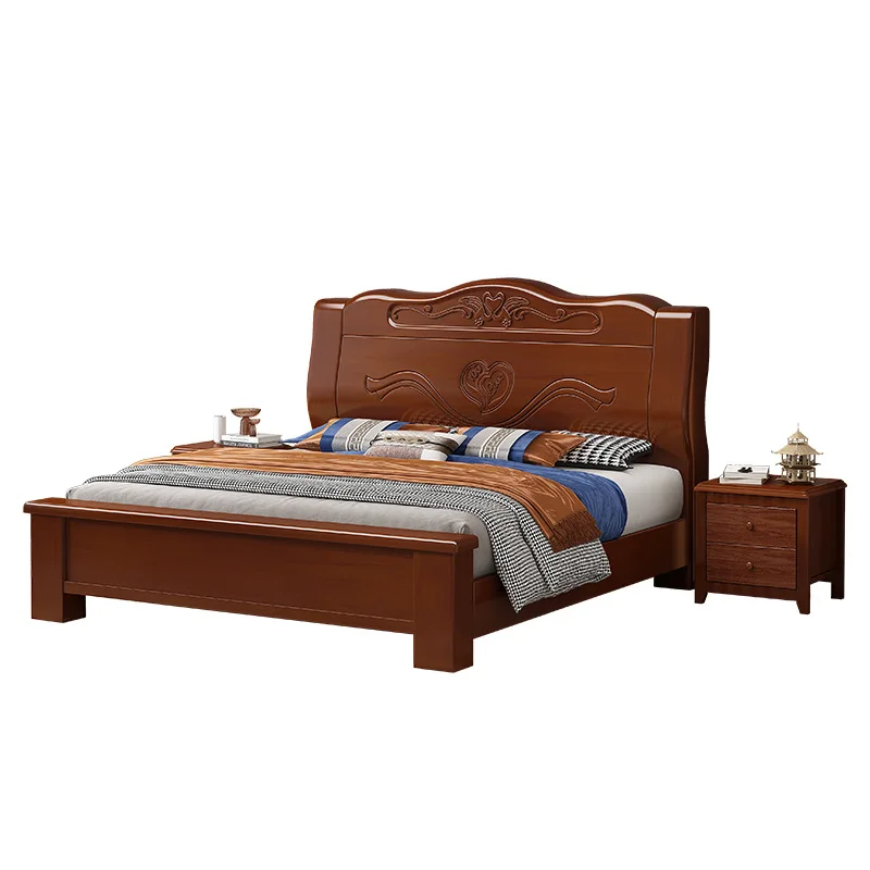 # Wooden Solid Wood Bed with Exquisite Carvings & Sturdy Frame: Huge Storage, for Home Bedrooms, Apartments & Hotels
# Wooden Solid Wood Bed with Exquisite Carvings & Sturdy Frame: Huge Storage, for Home Bedrooms, Apartments & Hotels