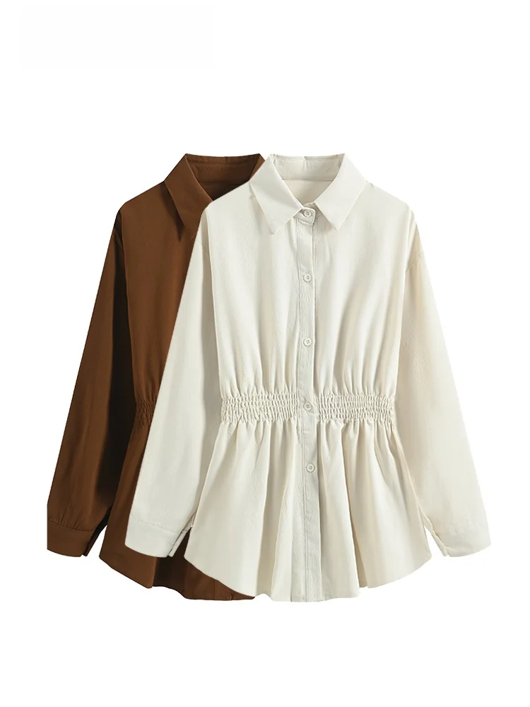 CaraCLUB plus Size Long Sve irt Women's Loose Fit Waist-Cinching Top Trendy Autumn Wear Versatile plus Size irt
CaraCLUB plus Size Long Sve irt Women's Loose Fit Waist-Cinching Top Trendy Autumn Wear Versatile plus Size irt