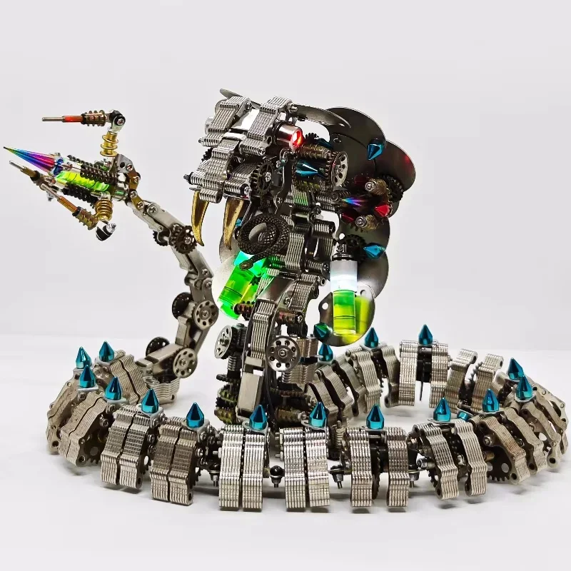 3D Puzzles Rattle Snake Punk Model DIY King Cobra Snake Metal Model Kit Mechanical DIY Assemble Toy for Adults Kids
3D Puzzles Rattle Snake Punk Model DIY King Cobra Snake Metal Model Kit Mechanical DIY Assemble Toy for Adults Kids