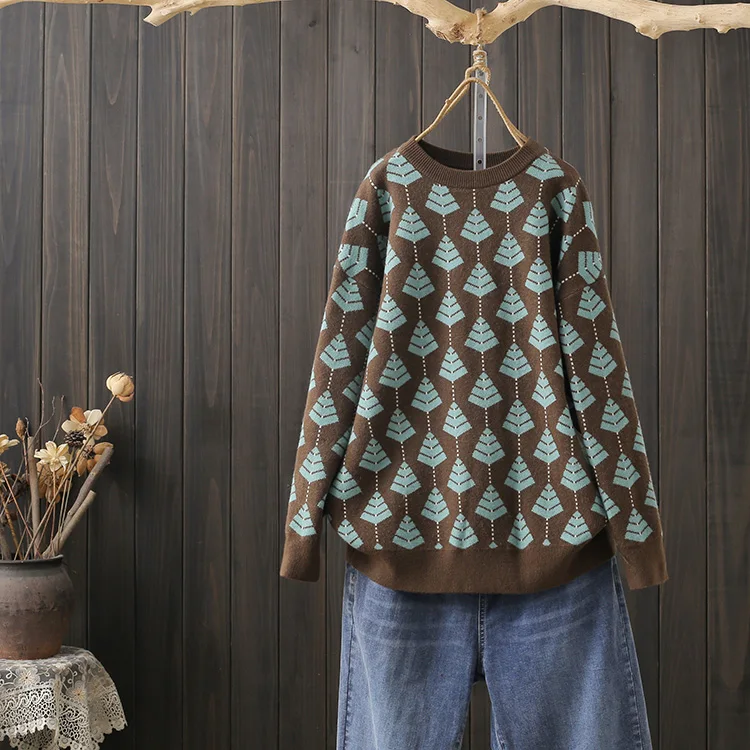 plus Size Autumn Winter Sweater Women's Loose round Neck Knitwear Korean Style Comfortable Thermal Cotton Base Layer Top
plus Size Autumn Winter Sweater Women's Loose round Neck Knitwear Korean Style Comfortable Thermal Cotton Base Layer Top