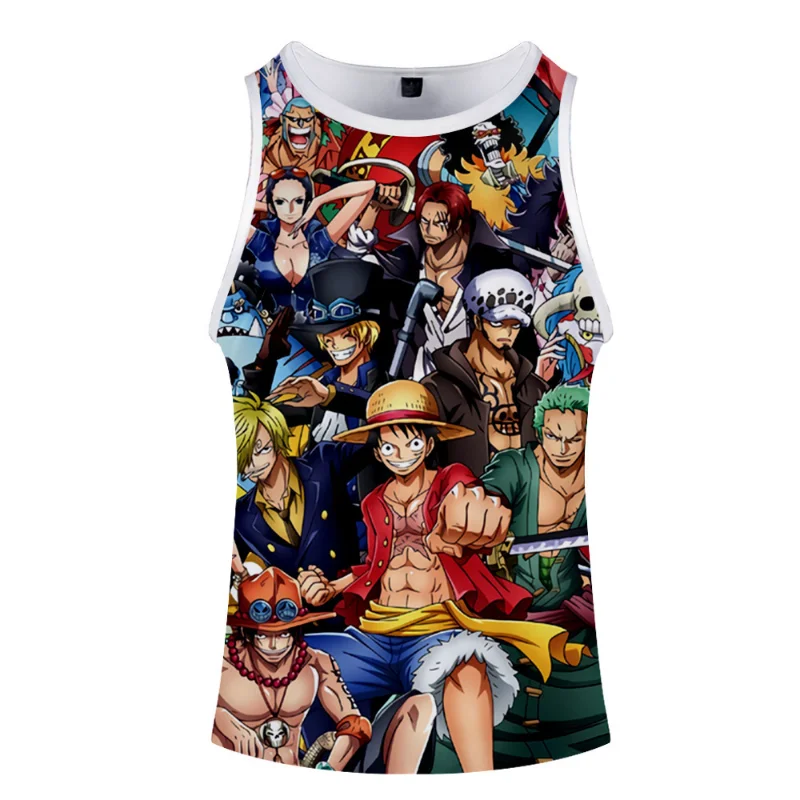 One Piece Anime 3D Print Mannen Bodybuilding Tank Tops Gym Workout Fitness Mouwloos Shirt Running Kleding Zomer Toevallige Vest
One Piece Anime 3D Print Mannen Bodybuilding Tank Tops Gym Workout Fitness Mouwloos Shirt Running Kleding Zomer Toevallige Vest