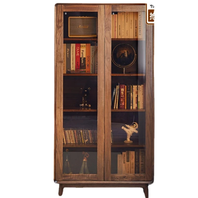 Black Walnut Double Door Suspension Curio Cabinet Japanese Style Assembled Cabinet with Glass Door
Black Walnut Double Door Suspension Curio Cabinet Japanese Style Assembled Cabinet with Glass Door