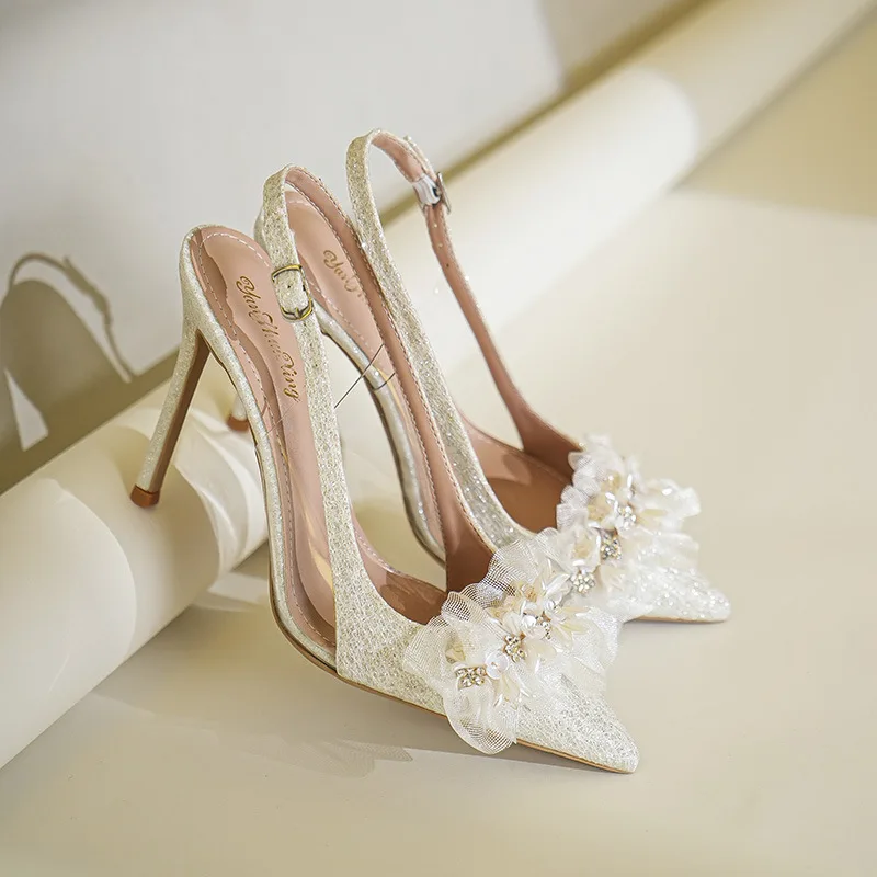 Women High Heels Wedding Shoes Bride Silver Pumps Size 35-41 Bridal Gold Heels Sandals
Women High Heels Wedding Shoes Bride Silver Pumps Size 35-41 Bridal Gold Heels Sandals