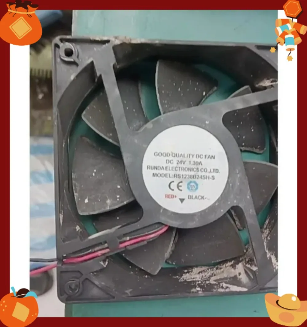12038 12CM 24V 1.30A Inverter Welding Machine Power Cooling Fan For RUNDA RS1238L24H-S