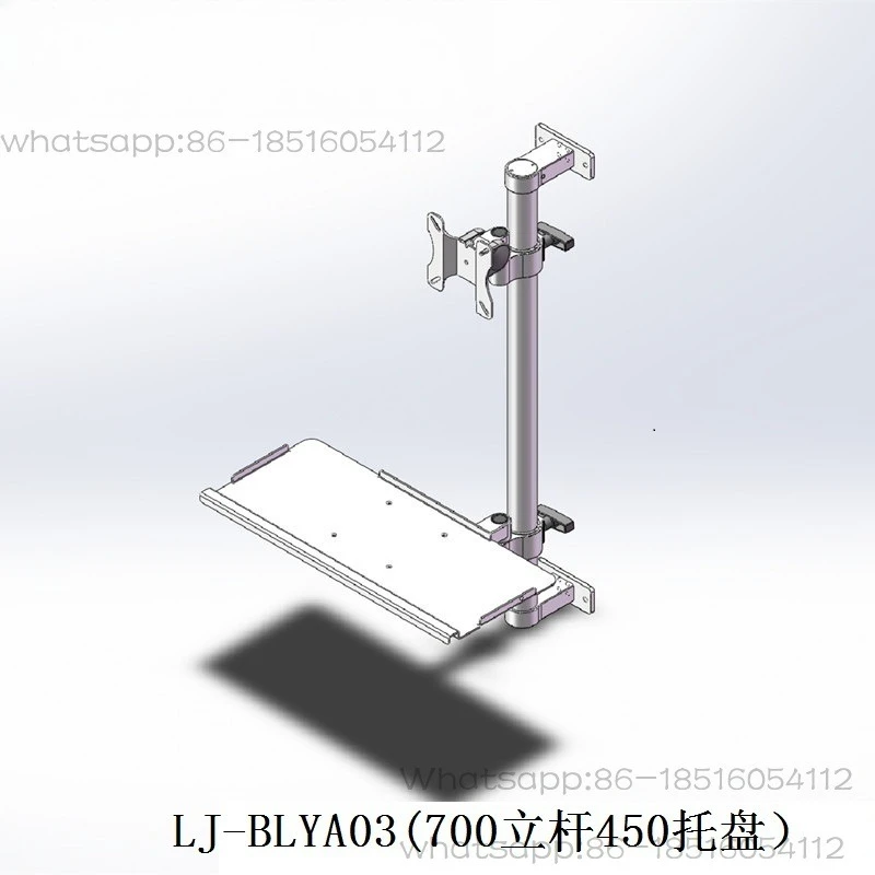 Aluminum Alloy Wall Mount Bracket Industrial Equipment Double Arm Computer Hanger Monitor
Aluminum Alloy Wall Mount Bracket Industrial Equipment Double Arm Computer Hanger Monitor