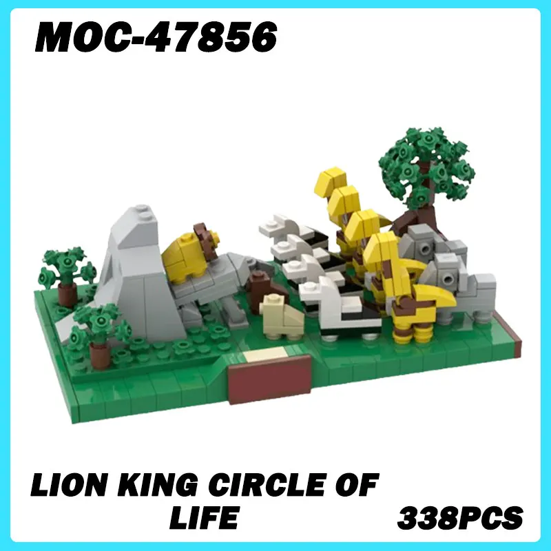 MOC-47856 Микро Архитектурная серия Король Лев Круг Жизни Строительные блоки DIY Модель Маленькая кирпичная игрушка Подарок на день рождения 338 шт.
MOC-47856 Микро Архитектурная серия Король Лев Круг Жизни Строительные блоки DIY Модель Маленькая кирпичная игрушка Подарок на день рождения 338 шт.
