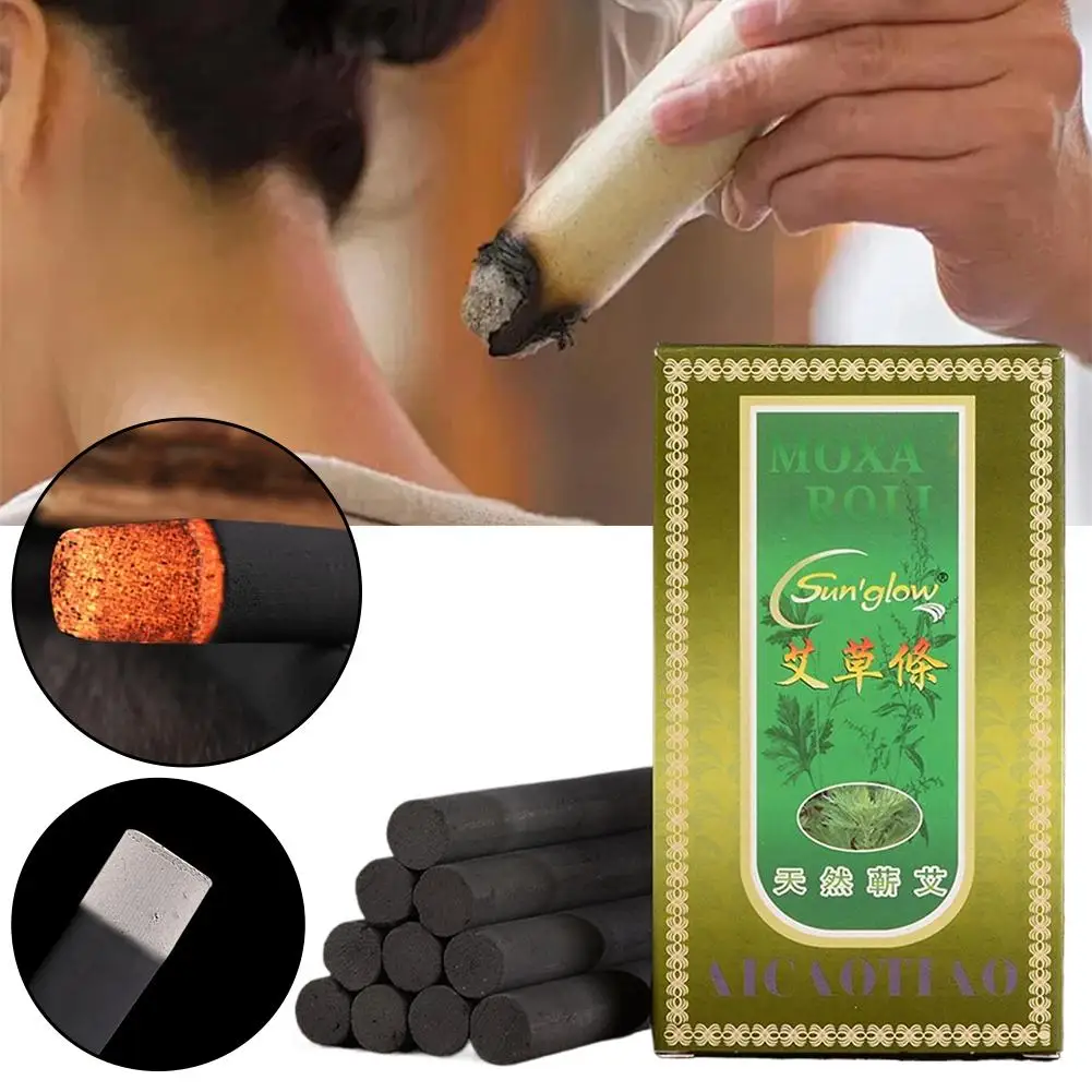 10/20/30Pcs Slight Smoke Moxibustion Rolls Wild Mugwort Sticks Moxa Therapy Body Meridian Acupoint Warm Massage Chinese Medicine
10/20/30Pcs Slight Smoke Moxibustion Rolls Wild Mugwort Sticks Moxa Therapy Body Meridian Acupoint Warm Massage Chinese Medicine