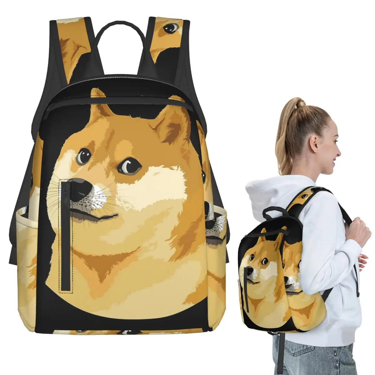Рюкзак Doge Shiba Inu Memes, студенческая сумка для книг, детская школьная сумка, сумки на плечо для ноутбука, сумки на плечо для мальчиков и девочек
Рюкзак Doge Shiba Inu Memes, студенческая сумка для книг, детская школьная сумка, сумки на плечо для ноутбука, сумки на плечо для мальчиков и девочек