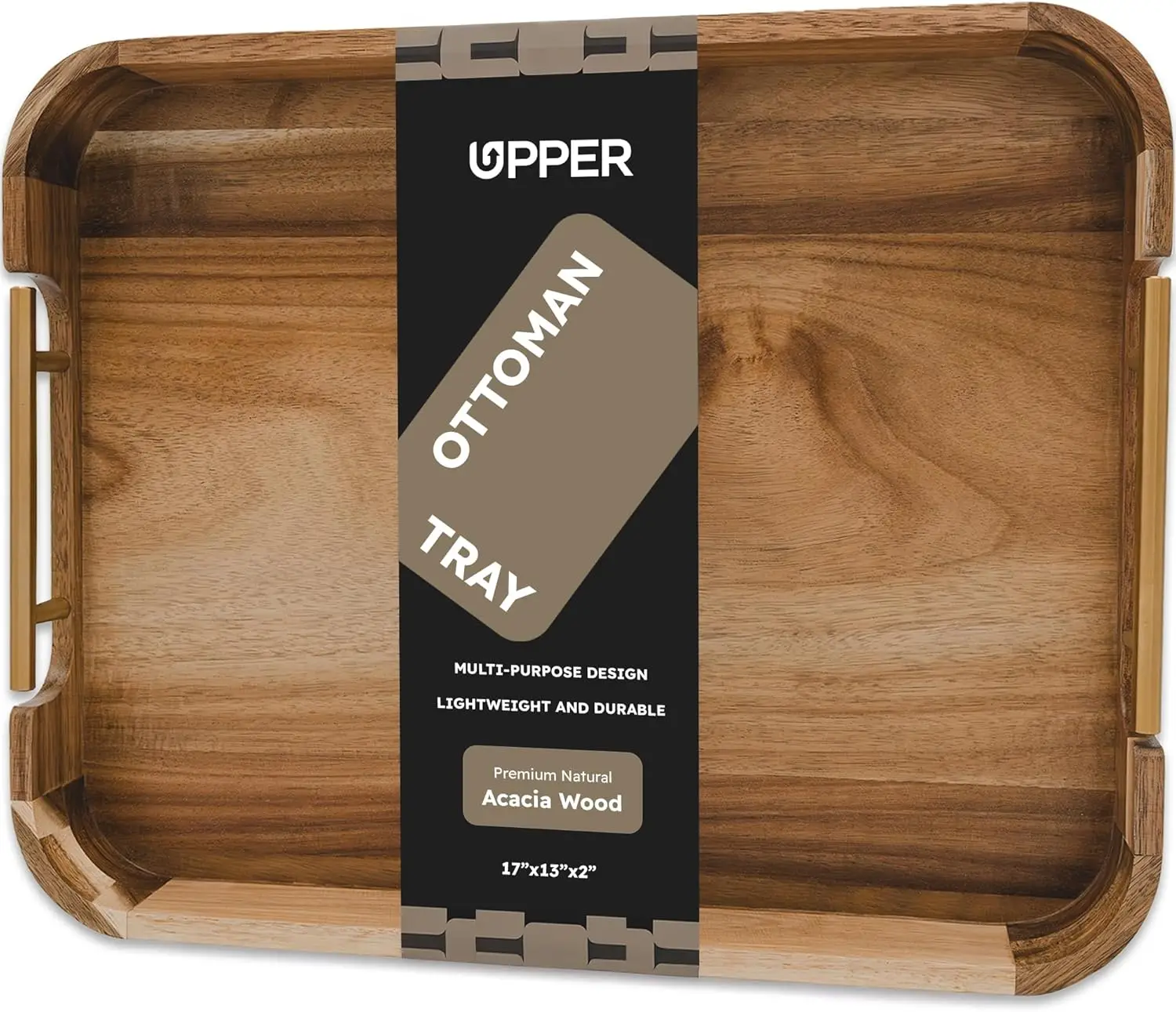 Поднос из акации с ручками, 17x13 дюймов, с противоскользящими накладками для кофейного столика или подачи завтрака
Поднос из акации с ручками, 17x13 дюймов, с противоскользящими накладками для кофейного столика или подачи завтрака