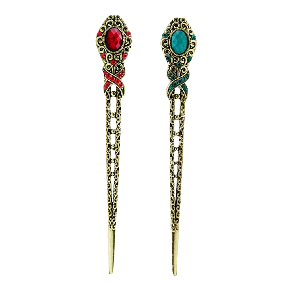 2 Pcs Sticks Vintage Zinc Alloy Long Hair Accessories for Women Chinese Buns Hairstyles Wedding Party Proms Hair Chopsticks
2 Pcs Sticks Vintage Zinc Alloy Long Hair Accessories for Women Chinese Buns Hairstyles Wedding Party Proms Hair Chopsticks