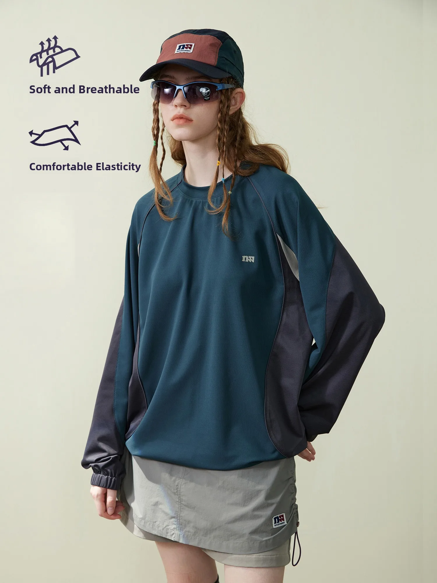 Nome Men's Long Sve T-irt Outdoor Sports Training Cycling Running Hiking Color Blo Loose Fit Polyester Fiber Breath...
Nome Men's Long Sve T-irt Outdoor Sports Training Cycling Running Hiking Color Blo Loose Fit Polyester Fiber Breath...