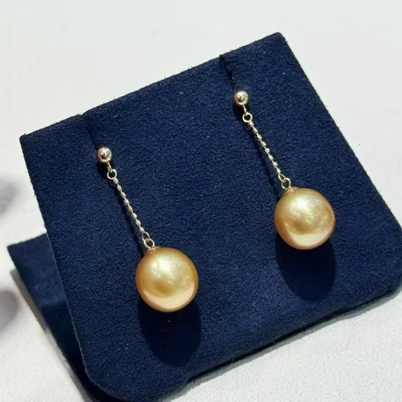 SGARIT Flawless 10-11mm South Sea Golden Pearl Drop Earrings for Women Seawater Pearl 925 Sterling Silver Trendy Gift
SGARIT Flawless 10-11mm South Sea Golden Pearl Drop Earrings for Women Seawater Pearl 925 Sterling Silver Trendy Gift