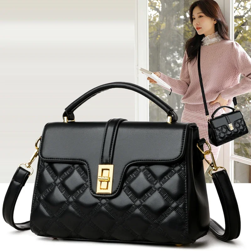 Women Solid Color Handbag Luxury Messenger New Diamond Grid PU Leather Ladies Shoulder Fashion Lock Design Crossbody WT893
Women Solid Color Handbag Luxury Messenger New Diamond Grid PU Leather Ladies Shoulder Fashion Lock Design Crossbody WT893