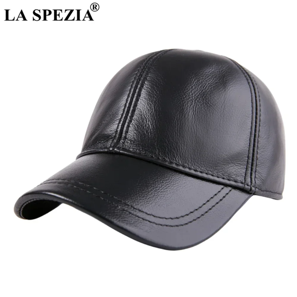 LA SPEZIA Autumn Winter Caps for Men Real Leather Black Baseball Cap Male Genuine Cowskin Snapback Warm Dad Hats Adjustable
LA SPEZIA Autumn Winter Caps for Men Real Leather Black Baseball Cap Male Genuine Cowskin Snapback Warm Dad Hats Adjustable