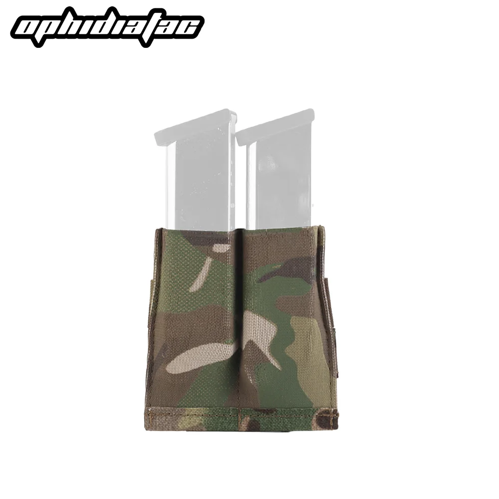 OPHIDIAN Lightweight Elastic Double Pistol Mag Pouch Molle Fast Pistol Magazine Holder for 9mm .45 .40 Magazine Hunting Access
OPHIDIAN Lightweight Elastic Double Pistol Mag Pouch Molle Fast Pistol Magazine Holder for 9mm .45 .40 Magazine Hunting Access