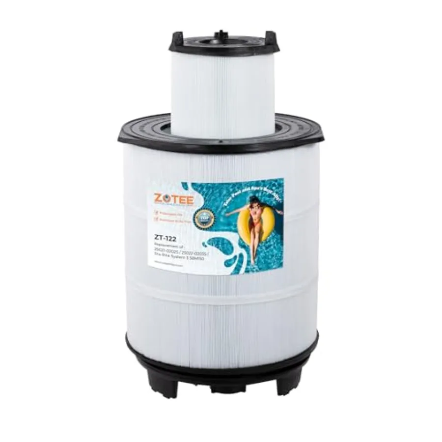 Pool filter cartridge replacement for 170147 S8M150 Sta-Rite System 3 25022-0203s-25021-0202s, 450 sq.ft, polypropylene, blue,
Pool filter cartridge replacement for 170147 S8M150 Sta-Rite System 3 25022-0203s-25021-0202s, 450 sq.ft, polypropylene, blue,
