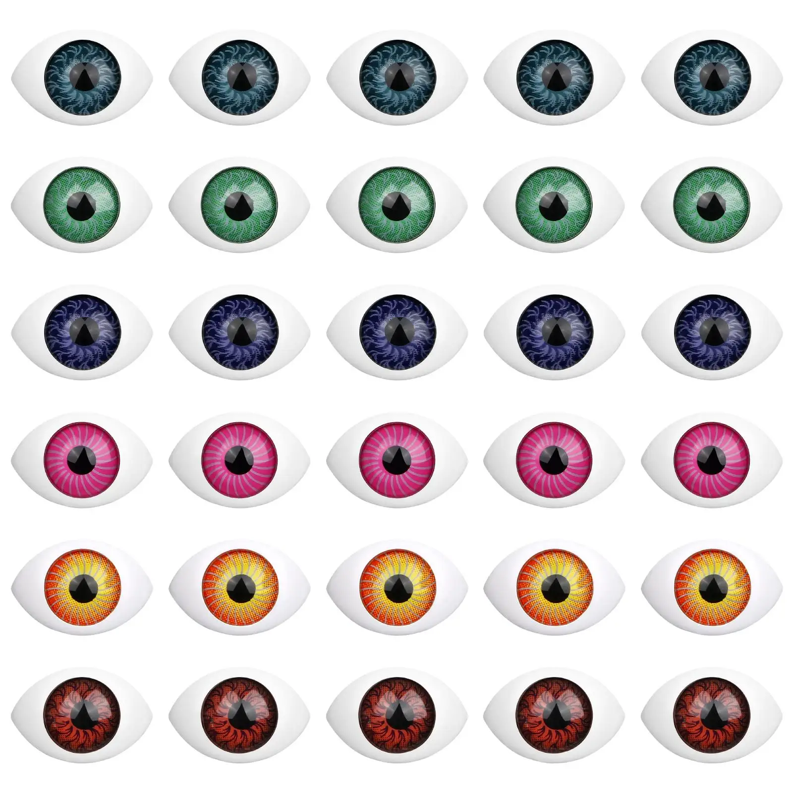 100 PCS Acrylic Eyeballs Simulated Eyes Pendant Manual Fake DIY Toy Accessories for Phone Case Travel
100 PCS Acrylic Eyeballs Simulated Eyes Pendant Manual Fake DIY Toy Accessories for Phone Case Travel