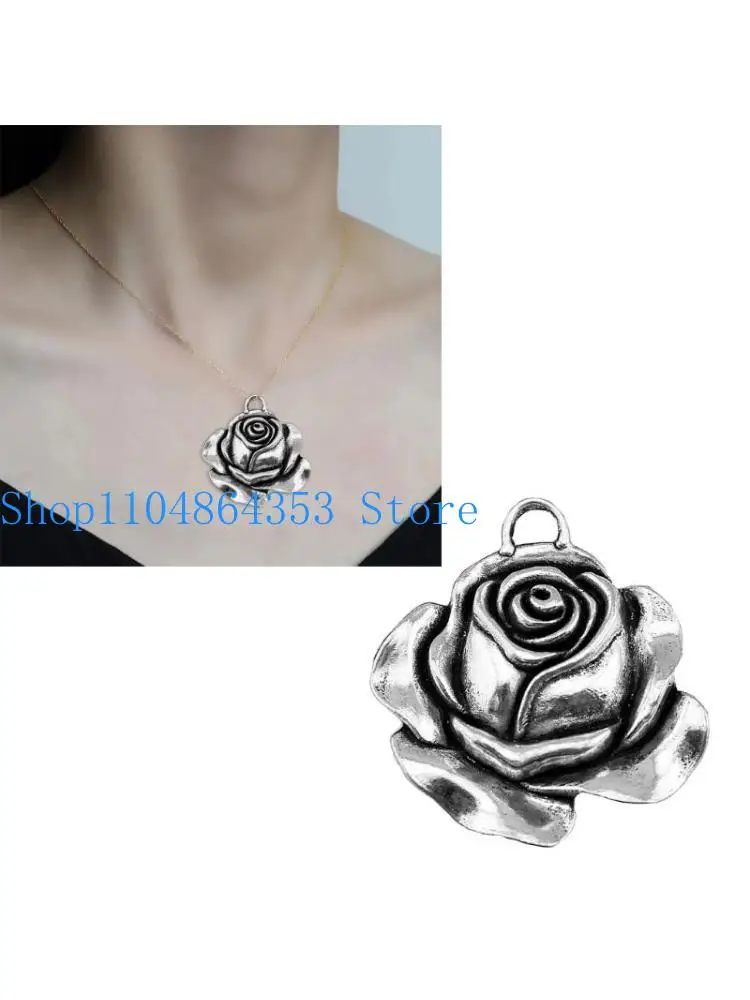 652F Alloy Rose Flower Charm Flower Bead Pendant DIY Earring Bracelet Necklace
652F Alloy Rose Flower Charm Flower Bead Pendant DIY Earring Bracelet Necklace