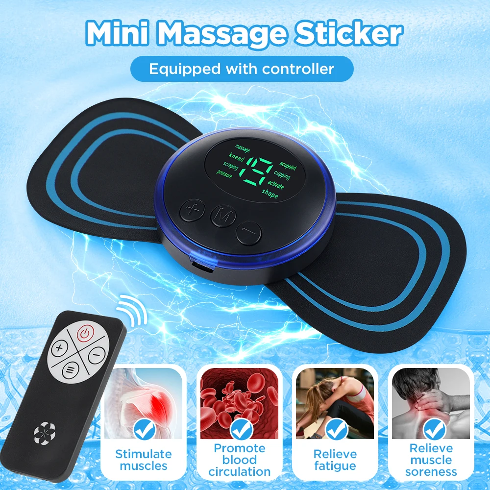 US Stock Electric Neck Massager EMS Muscle Massage Stimulator Low Frequency Instrument Back Cervical Calf Patches Pain Joints
US Stock Electric Neck Massager EMS Muscle Massage Stimulator Low Frequency Instrument Back Cervical Calf Patches Pain Joints