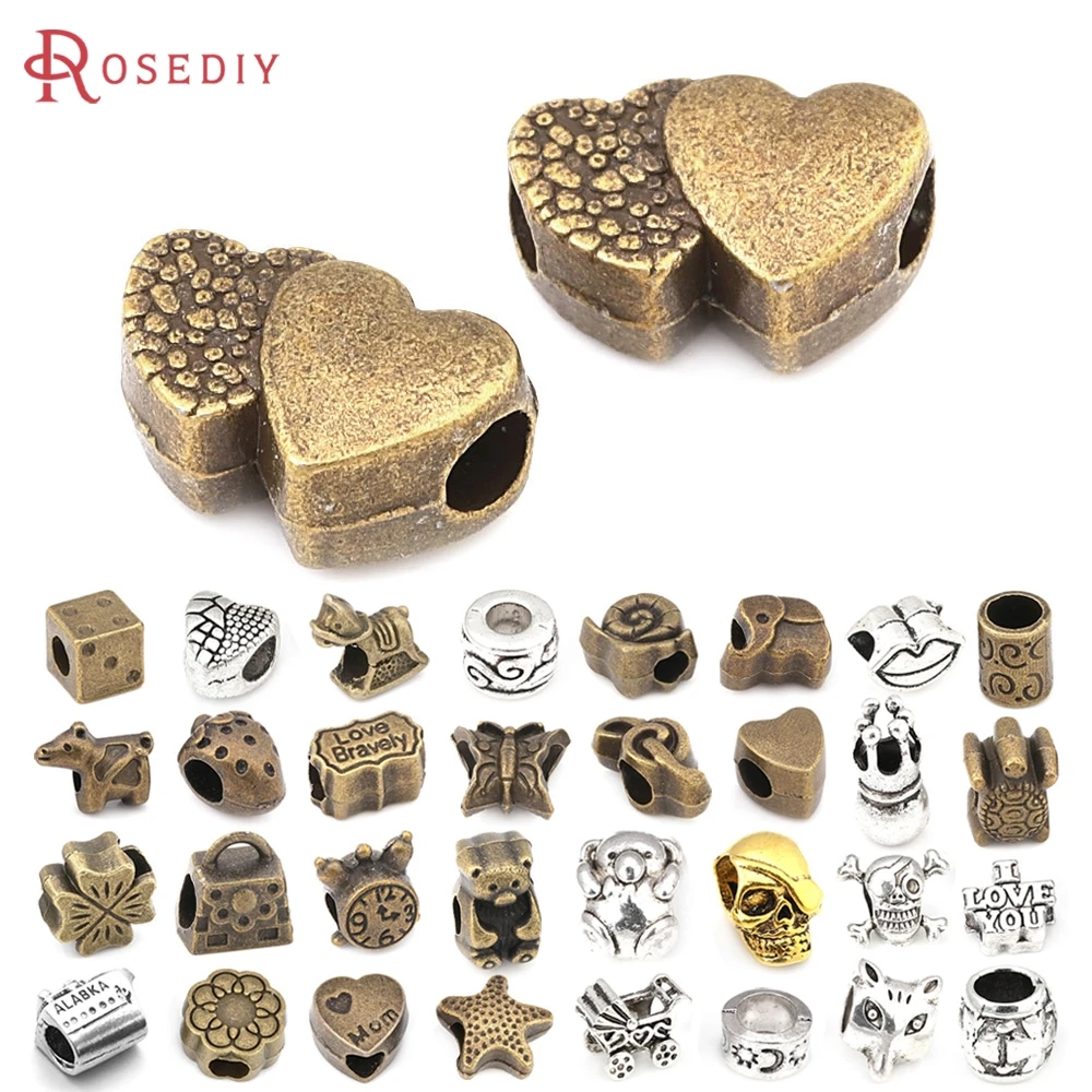 Antique Bronze Vintage Style Zinc Alloy Large Hole Spacer Beads Bracelet Beads Diy Jewelry Necklace Bracelets Making Supplies
Antique Bronze Vintage Style Zinc Alloy Large Hole Spacer Beads Bracelet Beads Diy Jewelry Necklace Bracelets Making Supplies