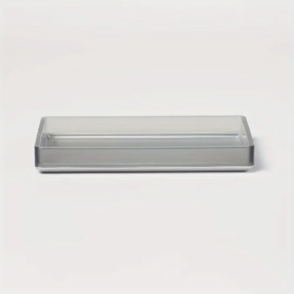 Bathroom Tray Gray - Room asy to hand wash for a quick cleanup Raised sides help keep liquids contained
Bathroom Tray Gray - Room asy to hand wash for a quick cleanup Raised sides help keep liquids contained