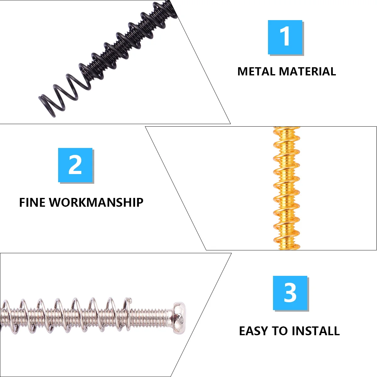 25 Pcs Pickup Adjustment Screw Dual Coil Spring Adjusting Height Guitars Double
25 Pcs Pickup Adjustment Screw Dual Coil Spring Adjusting Height Guitars Double
