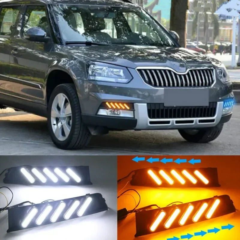 2Pcs LED Daytime Running Turning Signal Light DRL Fog Lamp Brake light Lamp For Skoda Yeti 2014-2017
2Pcs LED Daytime Running Turning Signal Light DRL Fog Lamp Brake light Lamp For Skoda Yeti 2014-2017