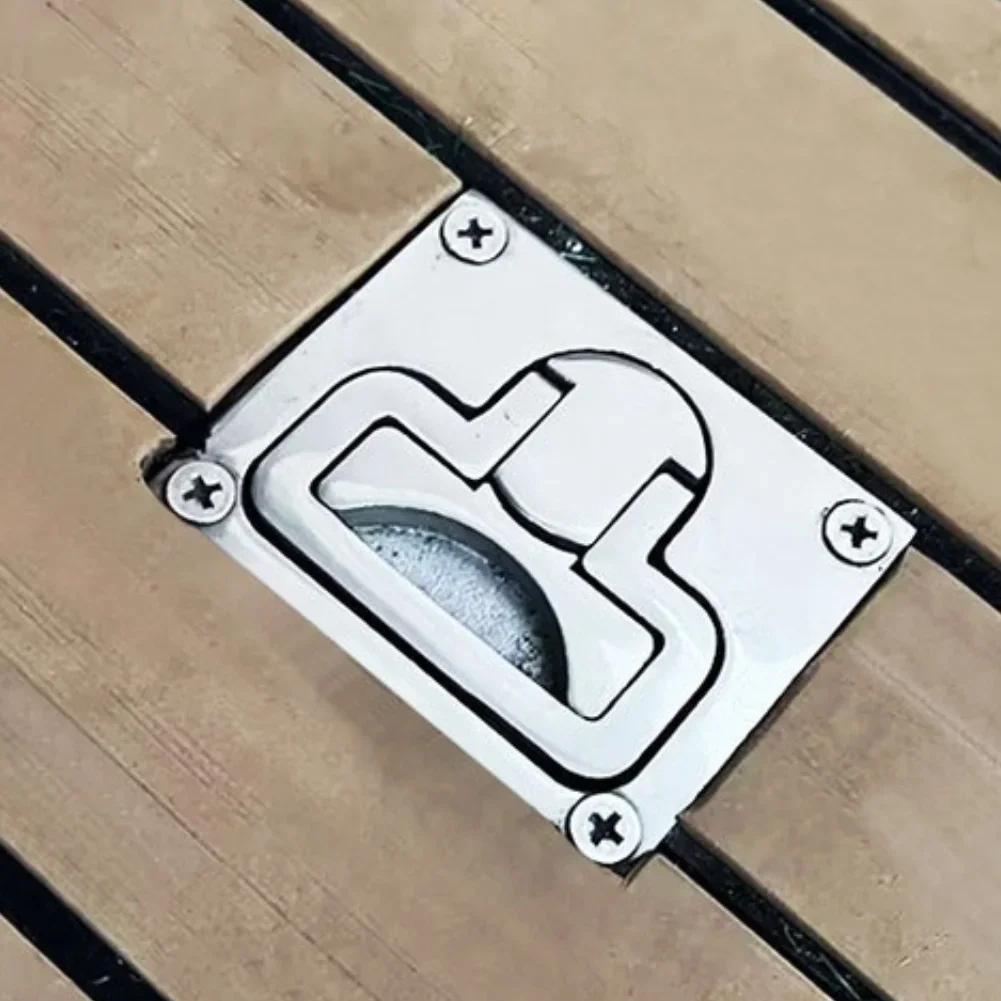 Deck Cover Handle 316 Stainless Steel Square Floor Lock Marine Hardware Deck Hatch Door Lock Yacht Boat Accessories
Deck Cover Handle 316 Stainless Steel Square Floor Lock Marine Hardware Deck Hatch Door Lock Yacht Boat Accessories