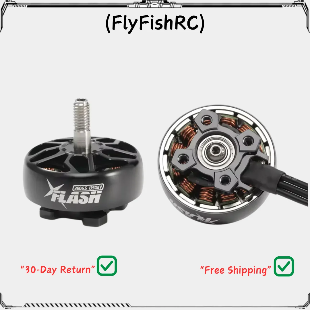 Flyfish Flash 2806.5 1350KV 1750KV FPV Двигатель дальнего действия для комплекта рамы радиоуправляемого дрона
Flyfish Flash 2806.5 1350KV 1750KV FPV Двигатель дальнего действия для комплекта рамы радиоуправляемого дрона
