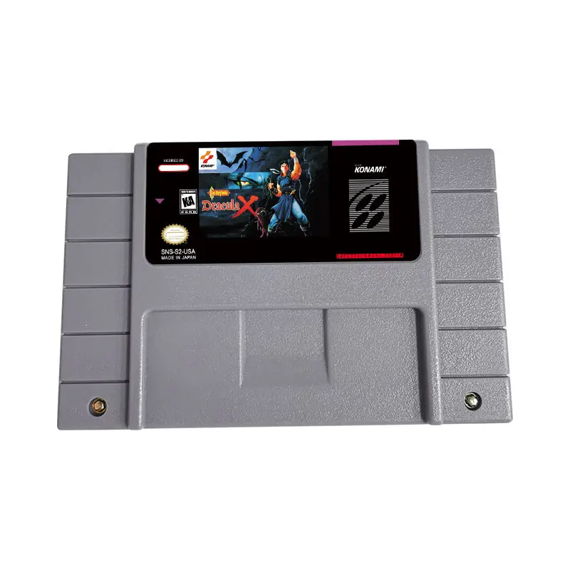 Castlevania: Dracula X - USA Version 16 Bit Game Cartridge For Nintendo SNES Game Console - English
Castlevania: Dracula X - USA Version 16 Bit Game Cartridge For Nintendo SNES Game Console - English