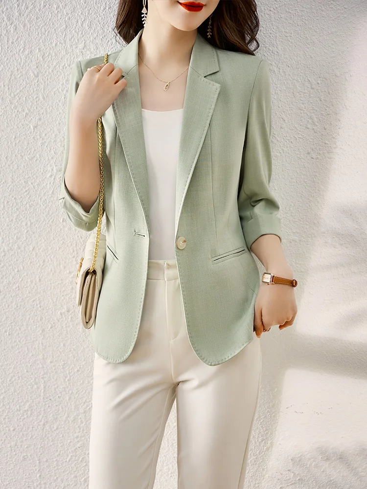 een Suit Jaet Women's Summer Lightweight Casual ort Sve Button up Slim Fit Commute Sle Pure Color Faion
een Suit Jaet Women's Summer Lightweight Casual ort Sve Button up Slim Fit Commute Sle Pure Color Faion