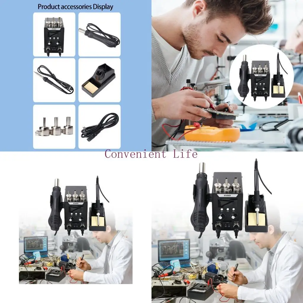 L1EE High Temperature Resistant Soldering Station Double Digital Display Adjustable 100°C to 450°C for Extended Use
L1EE High Temperature Resistant Soldering Station Double Digital Display Adjustable 100°C to 450°C for Extended Use