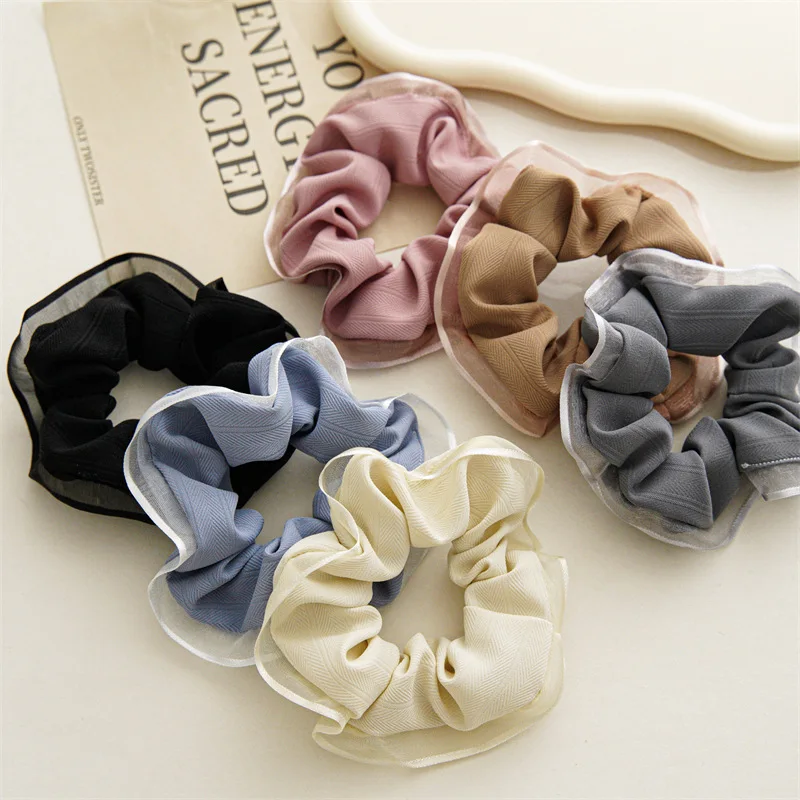 Korean Woman Thin Chiffon Lace Concise Cloth Elastics Hair Band Girls Scrunchies Hair Ties Ladies Ponytail Hold Hair Accessories
Korean Woman Thin Chiffon Lace Concise Cloth Elastics Hair Band Girls Scrunchies Hair Ties Ladies Ponytail Hold Hair Accessories