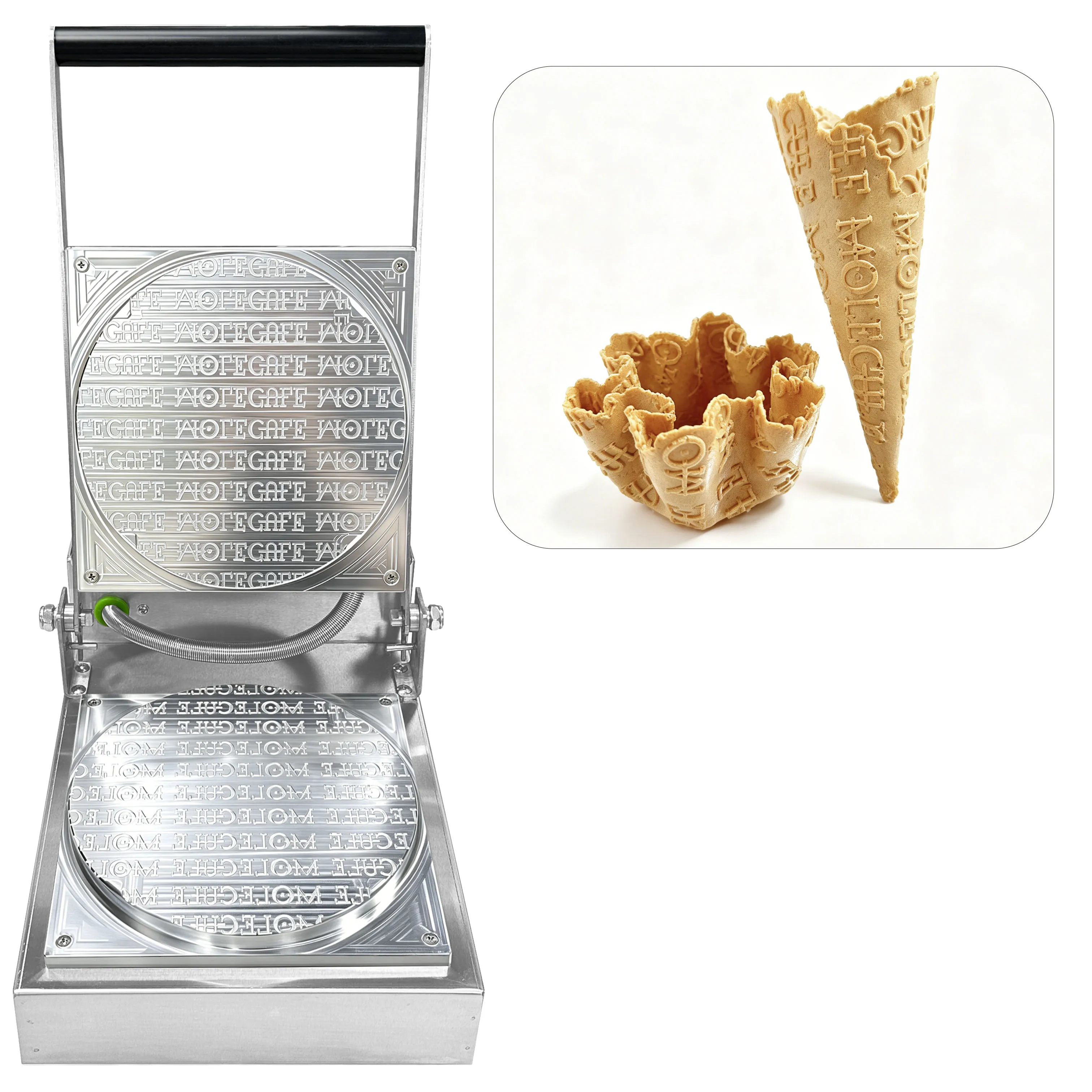 Waffle Ice Cream Cone Machine Customized Personalized Logo Italian Gelato Waffle Bowl Maker
Waffle Ice Cream Cone Machine Customized Personalized Logo Italian Gelato Waffle Bowl Maker