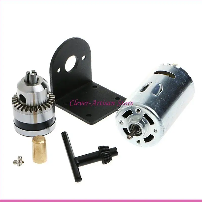 E06B New Hand Drill DIY Lathe Press 555 Motor for w/ 1/8" Chuck+ Mounting Bracket 12-
E06B New Hand Drill DIY Lathe Press 555 Motor for w/ 1/8" Chuck+ Mounting Bracket 12-