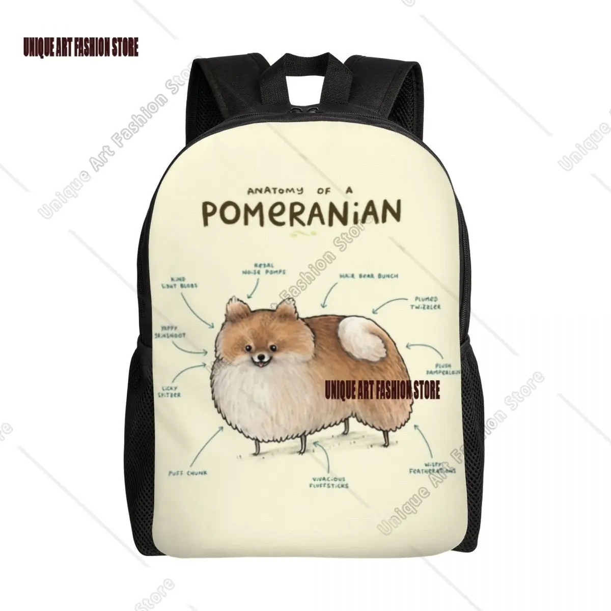 Анатомия померанского шпица, дорожный рюкзак для мужчин и женщин, школьный рюкзак для ноутбука, милая собака, щенок, студенческий рюкзак, сумки
Анатомия померанского шпица, дорожный рюкзак для мужчин и женщин, школьный рюкзак для ноутбука, милая собака, щенок, студенческий рюкзак, сумки