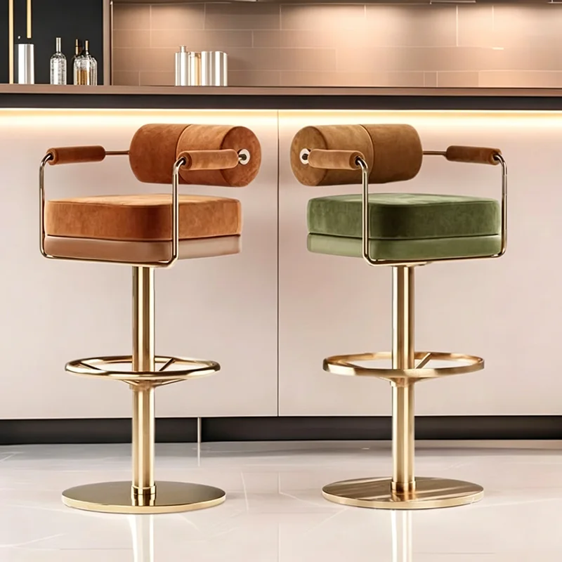 Metal Lift Comfortable Bar Chairs Arm Rest Orange Green Luxury Swivel Bar Chairs Counter Height Taburetes Para Barra Furniture
Metal Lift Comfortable Bar Chairs Arm Rest Orange Green Luxury Swivel Bar Chairs Counter Height Taburetes Para Barra Furniture